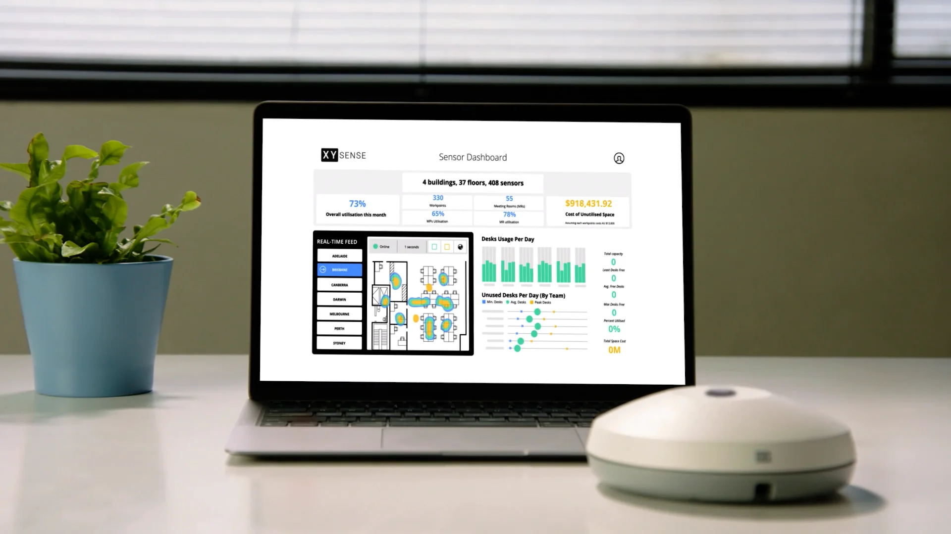 XY Sense Dashboard